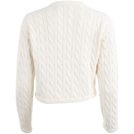 Women's Cable Knit Cotton Blend Cardigan