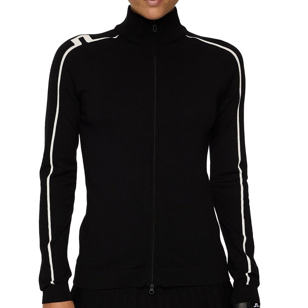 Women's Aubree Knitted Full Zip Sweater - Fairway Styles