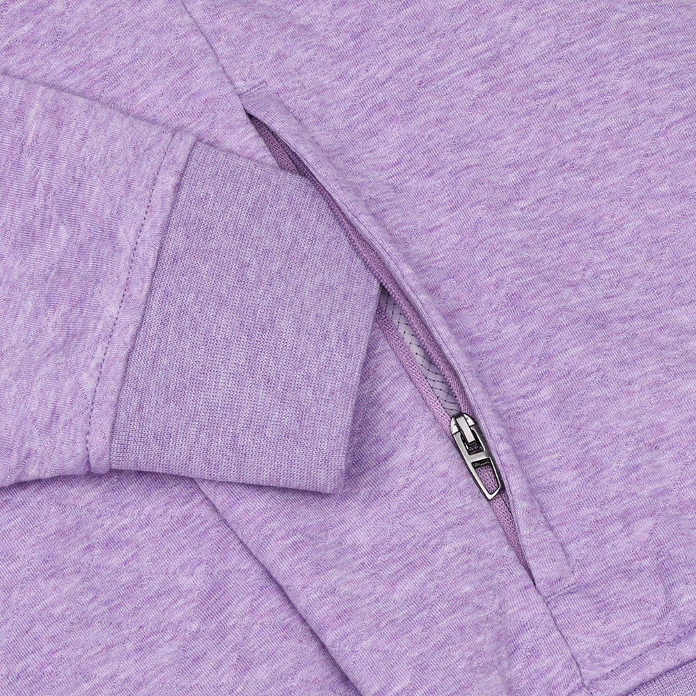 Quilted Double Knit 1/4 Zip Pullover