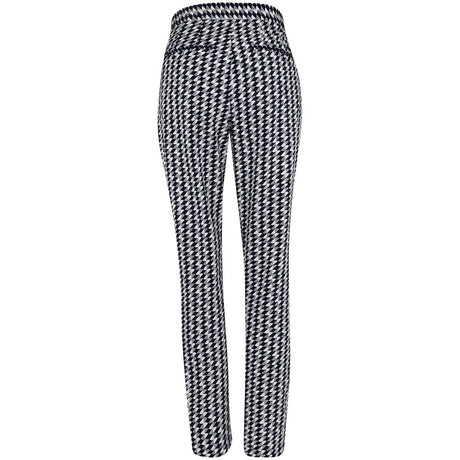 Women's Geo-Print Stretch-Twill Pants