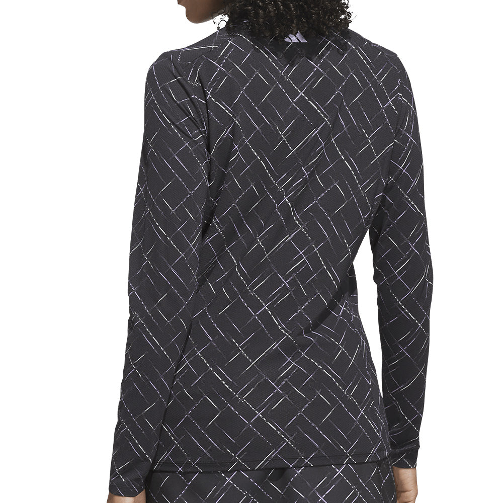 Women's Ultimate365 Print 1/4 Zip Mock Neck Pullover