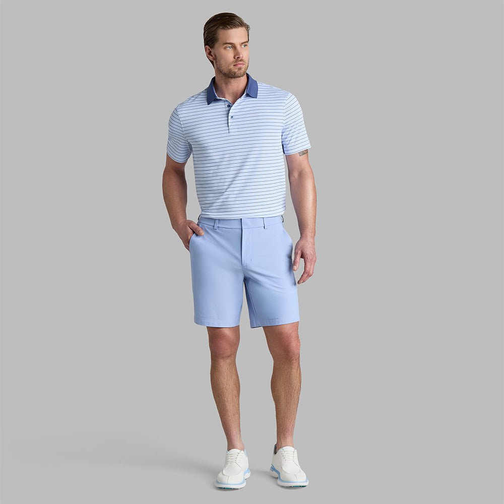 Herringbone Stripe Tech Jersey Polo