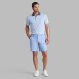 Herringbone Stripe Tech Jersey Polo