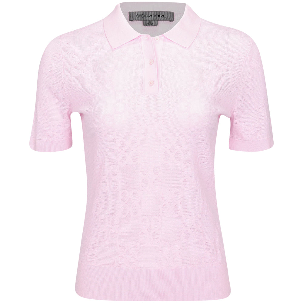 Women's Pointelle G Sweater Polo