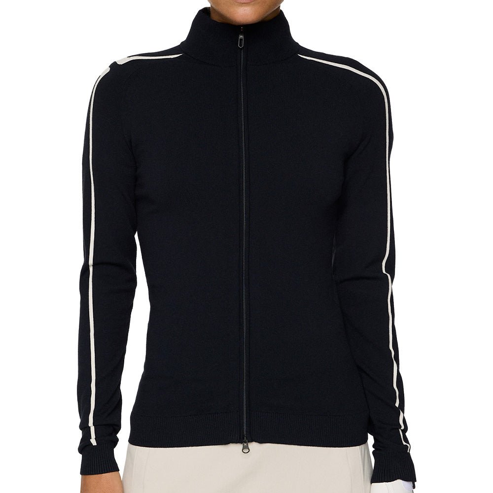 Women's Aubree Knitted Full Zip Sweater - Fairway Styles