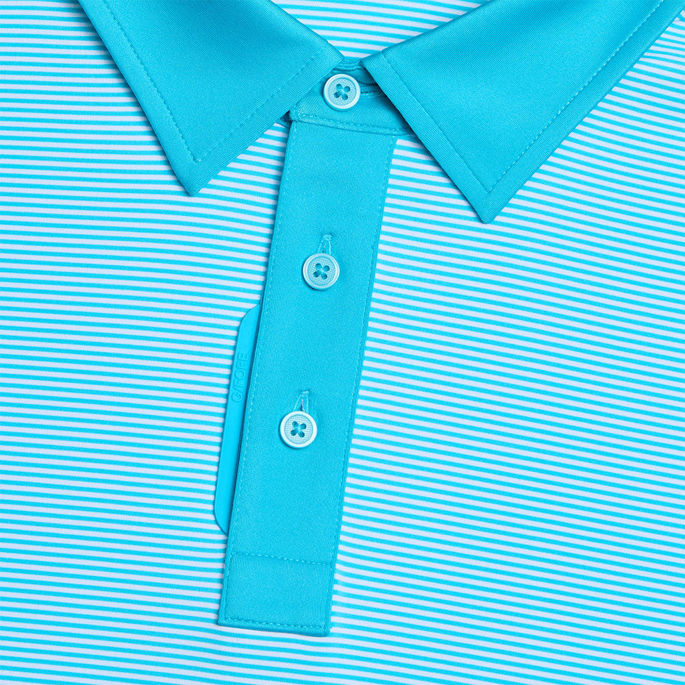 Feeder Stripe Fine Tech Jersey Polo