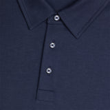 Brushed Cotton Long Sleeve Polo