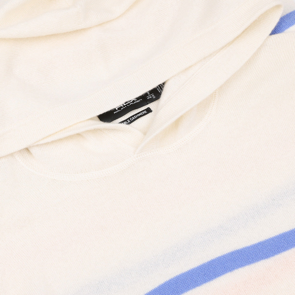 Women's Striped Cashmere Hoodie