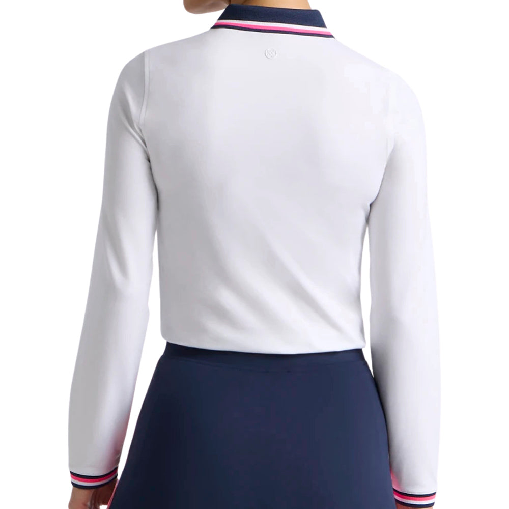 Women's All Play Tipped Long Sleeve 1/4 Zip Polo