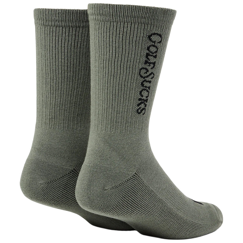 Golf Sucks Crew Socks