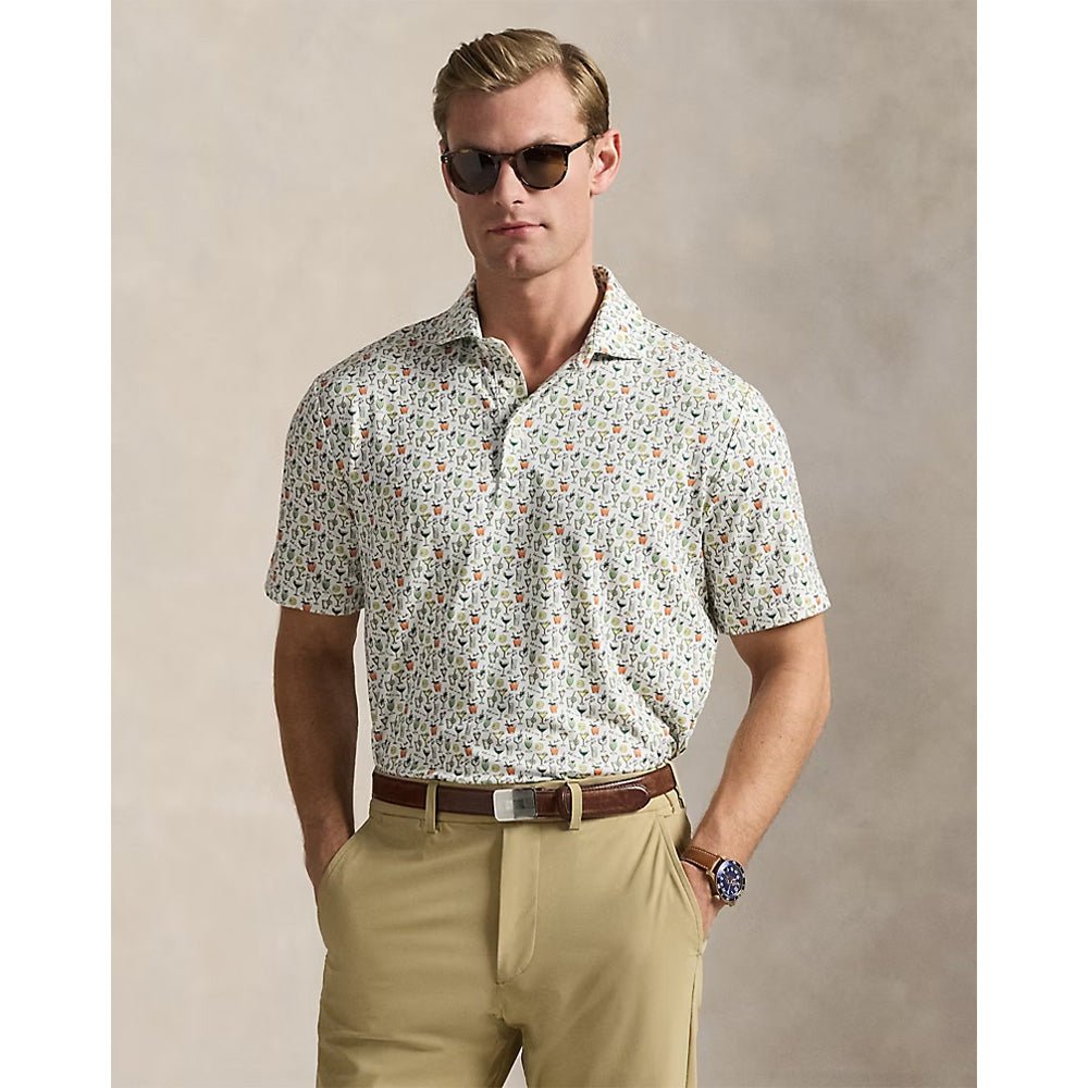 Classic Fit Performance Floral Print Polo