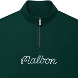 Collegiate 1/4 Zip Stand Collar Sweatshirt