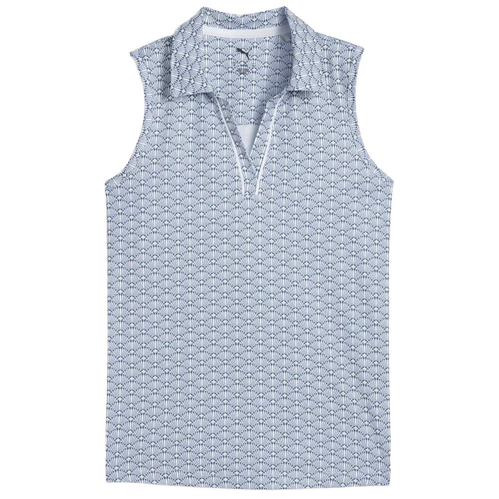 Girls' Scallop Sleeveless Polo