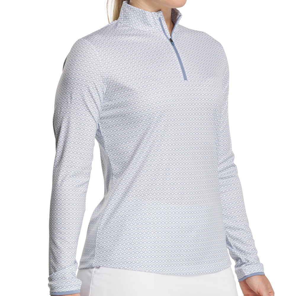 Women's Sun Protection Printed 1/4 Zip Pullover