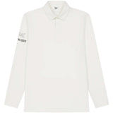 Logo Placket Long Sleeve Polo
