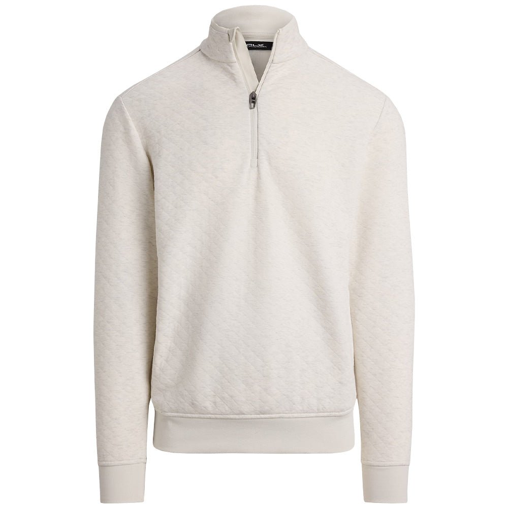 Quilted Double - Knit 1/4 Zip Mock Neck Sweatshirt - Fairway Styles
