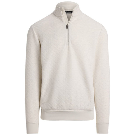 Quilted Double - Knit 1/4 Zip Mock Neck Sweatshirt - Fairway Styles