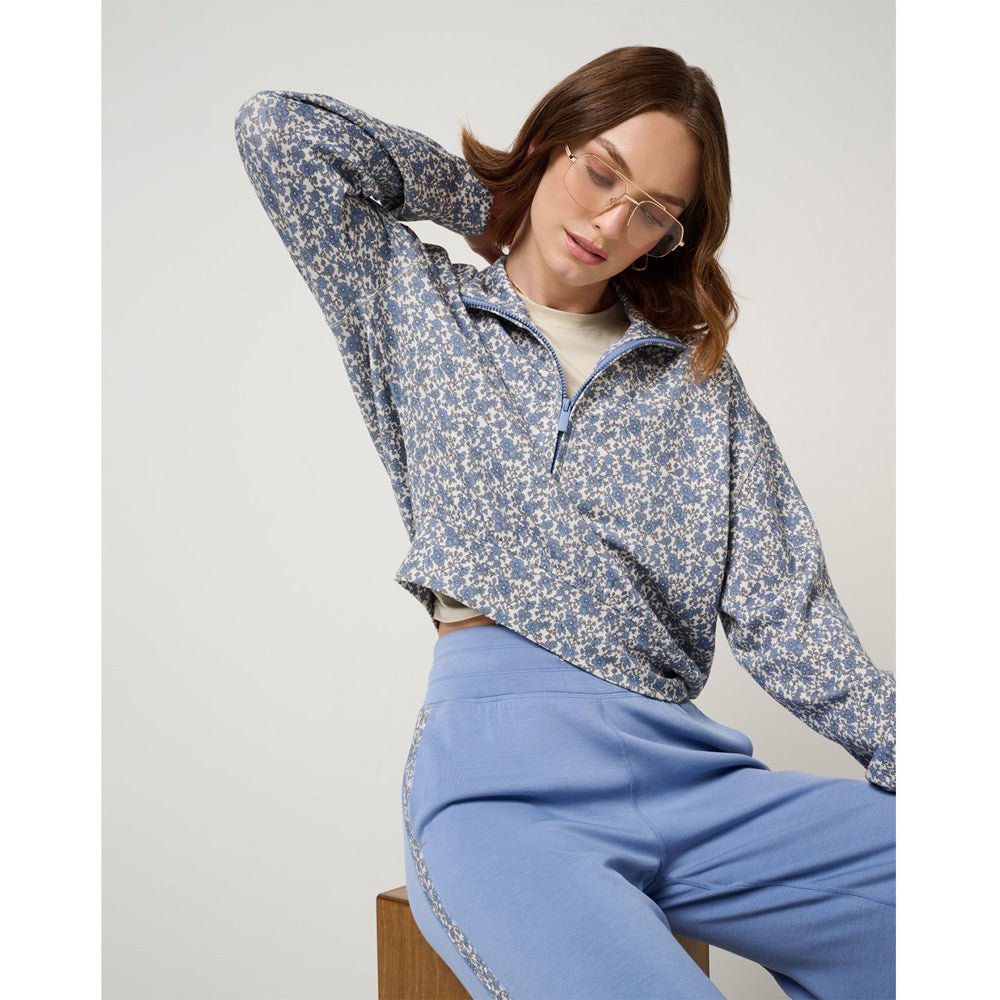 TravisMathew x Liberty London Women's Dancing Maddsie Print 1/2 Zip Pullover