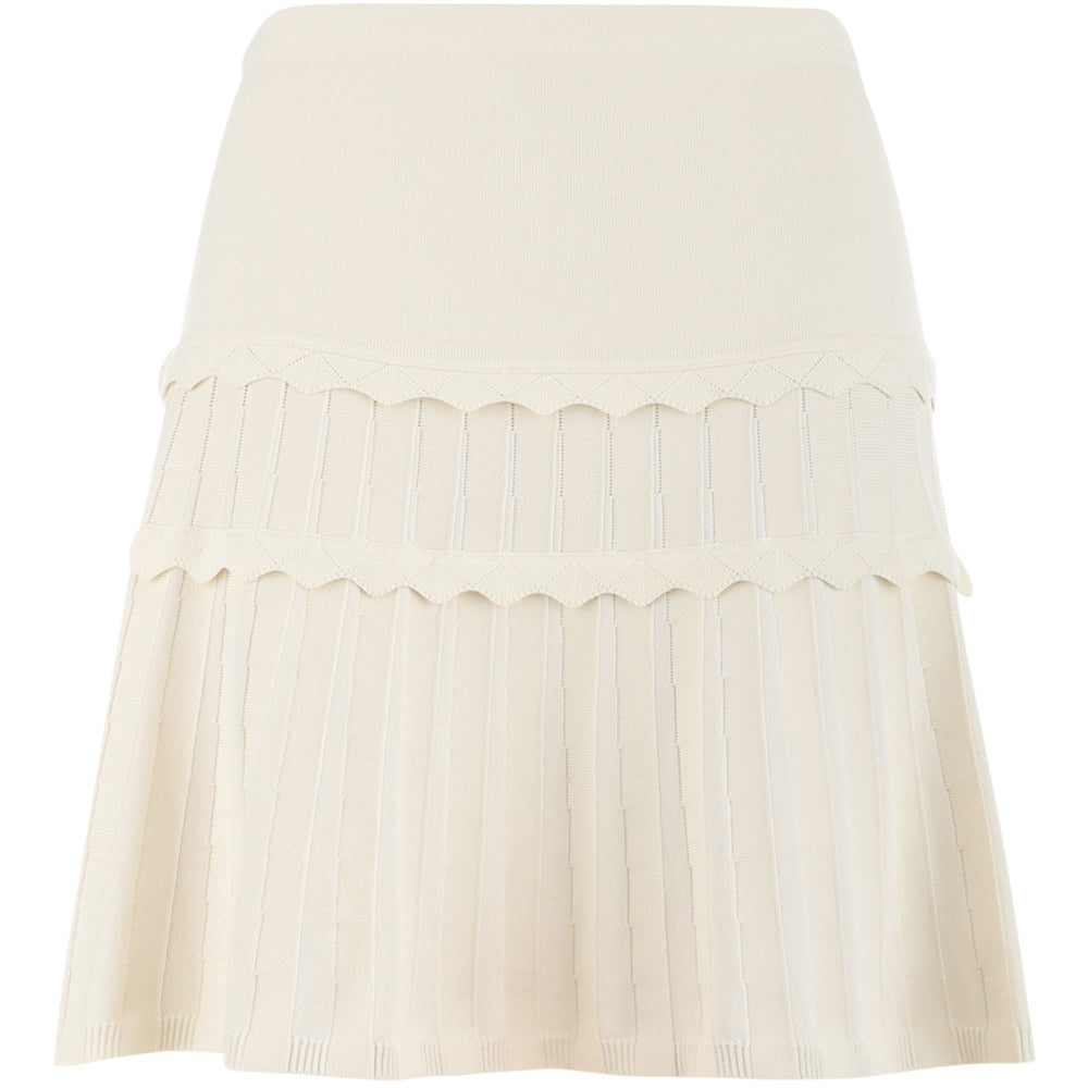 Women's Eyelet Knit Skirt