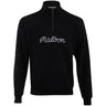 Collegiate 1/4 Zip Stand Collar Sweatshirt
