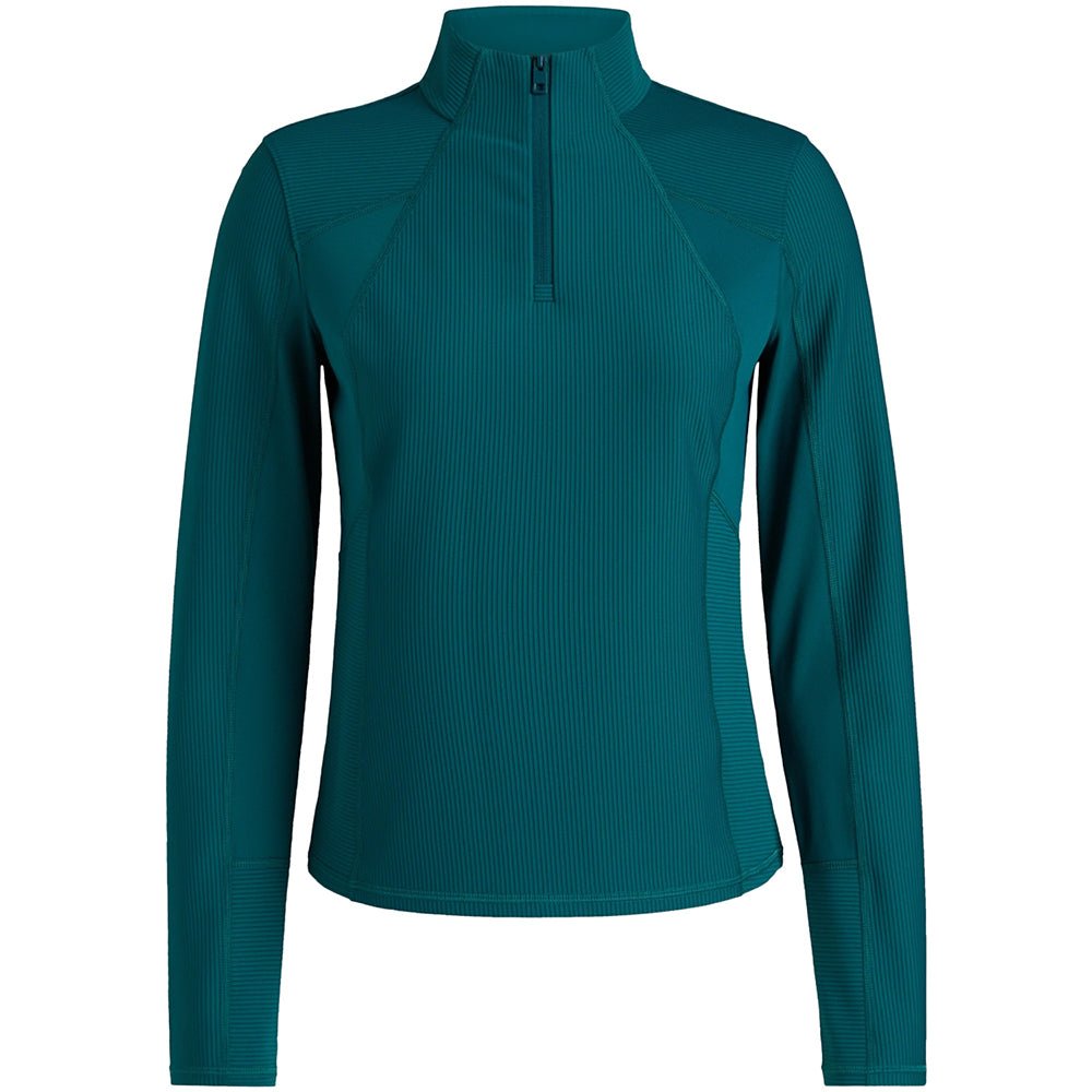 Women's 2-Tone Rib 1/4 Zip Pullover