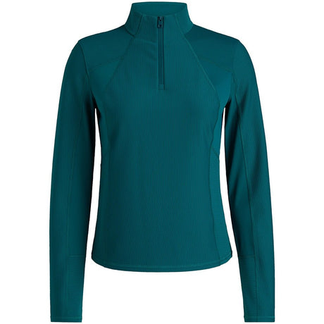 Women's 2-Tone Rib 1/4 Zip Pullover