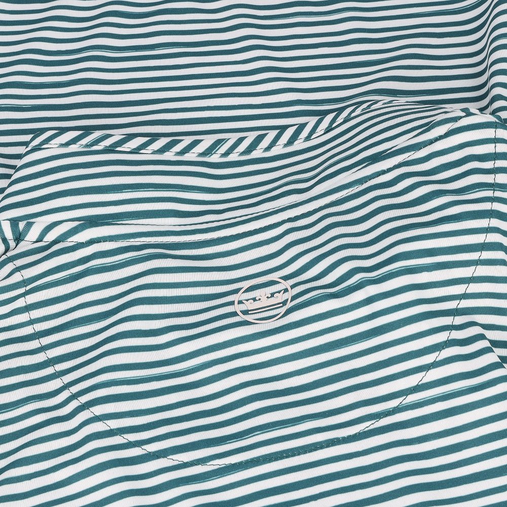 Women's Bunker Stripes Lightweight Long Sleeve 1/4 Zip Sunshirt - Fairway Styles