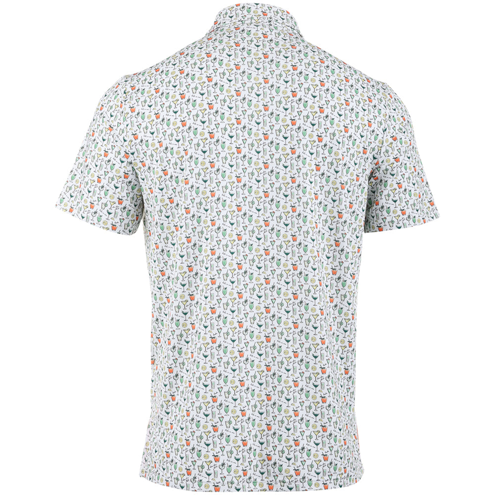Classic Fit Performance Floral Print Polo