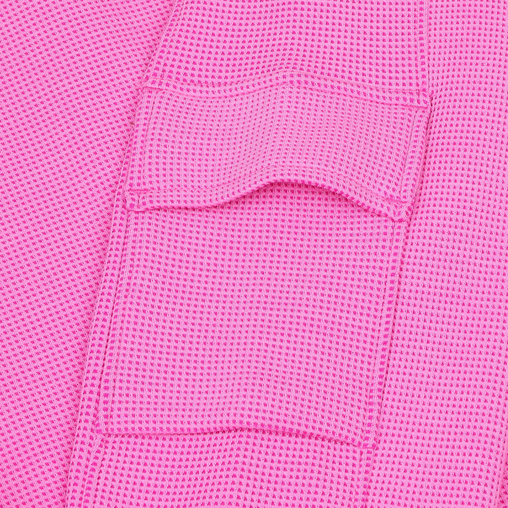 Women's Micro Waffle Knit 1/4 Zip Pullover