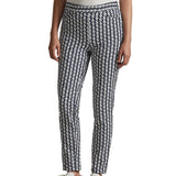 Women's Geo-Print Stretch-Twill Pants
