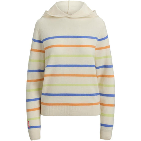 Women's Striped Cashmere Hoodie - Fairway Styles