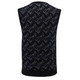 Golf-Motif Performance Sweater Vest