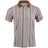 The Weekender Polo - Cream Stripe Print - Cream/Stripe