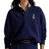 Women's Polo Bear Fleece Long Sleeve Polo - Fairway Styles