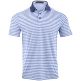 Herringbone Stripe Tech Jersey Polo