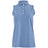 Women's Palmetto Palms Banded Sport Mesh Sleeveless Button Polo - Fairway Styles