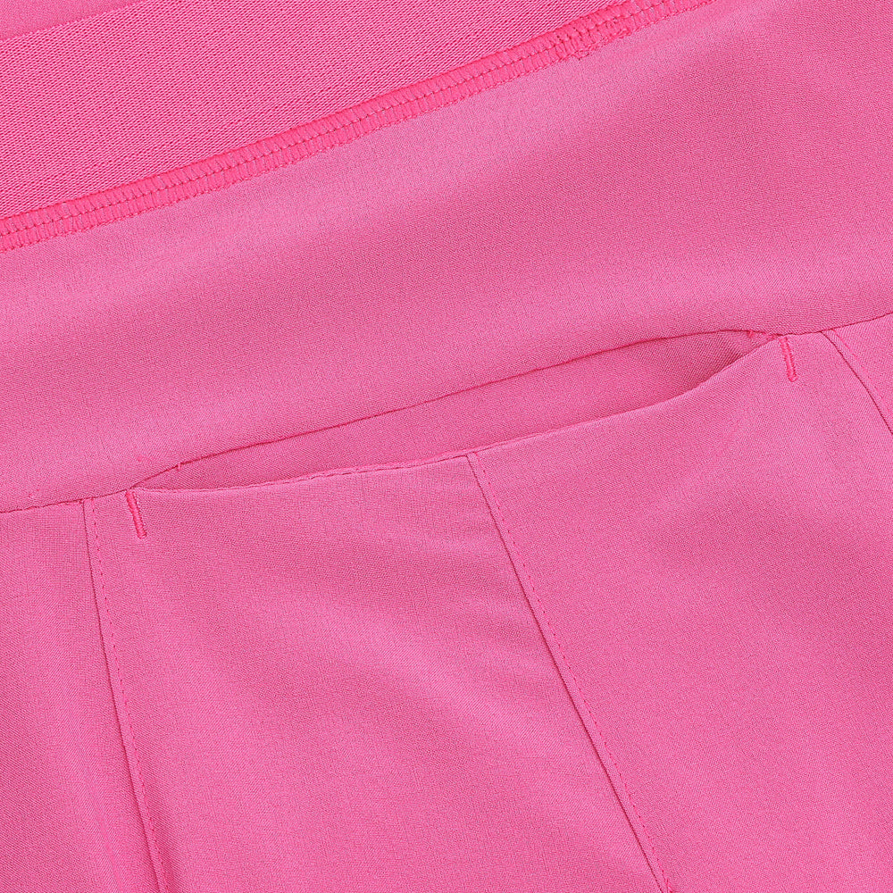 Women's 4-Way Stretch Woven Solid Skort