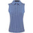 Women's Fine Tech Engineered Stripe Sleeveless Polo - Fairway Styles