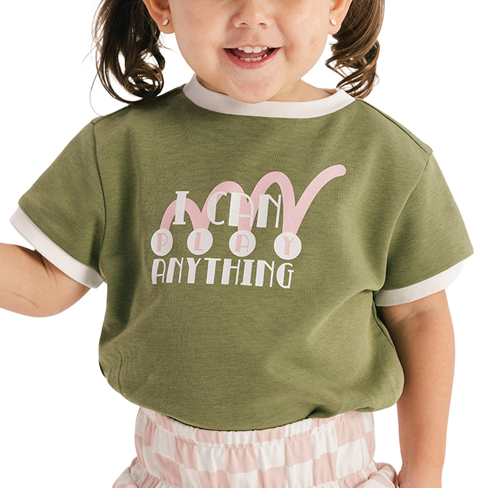 Fore All x Barbie™ Girls' I Can Play Anything Tee