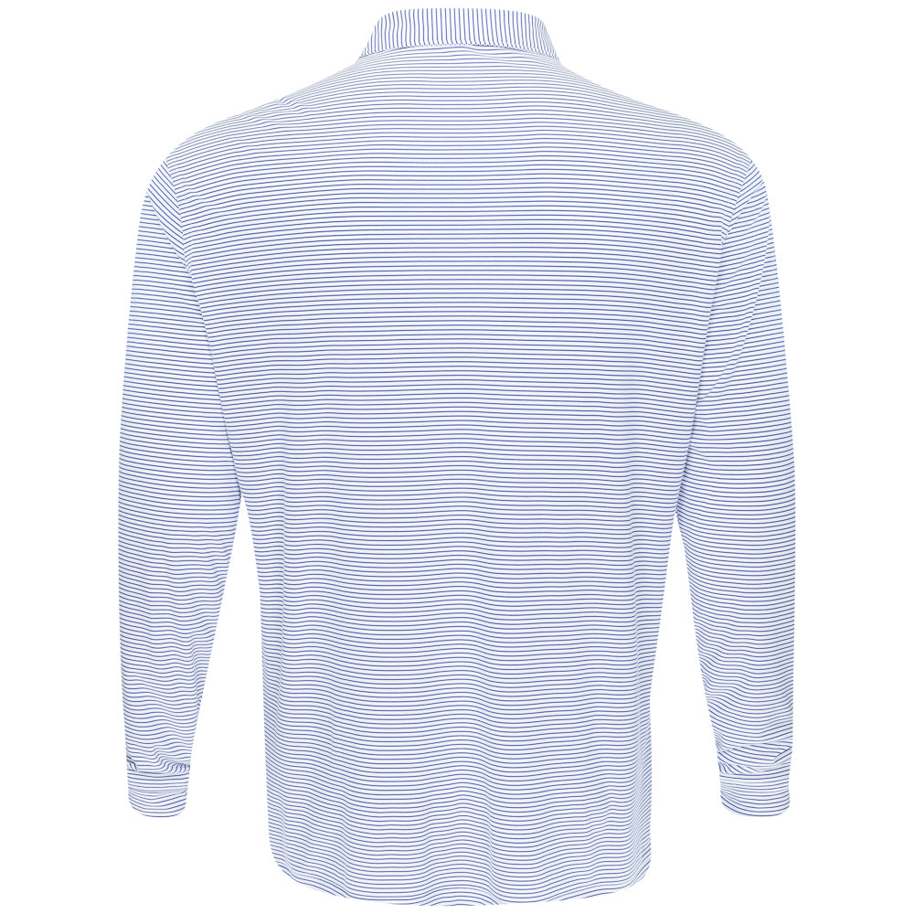 Featherweight Long Sleeve Stripe Polo
