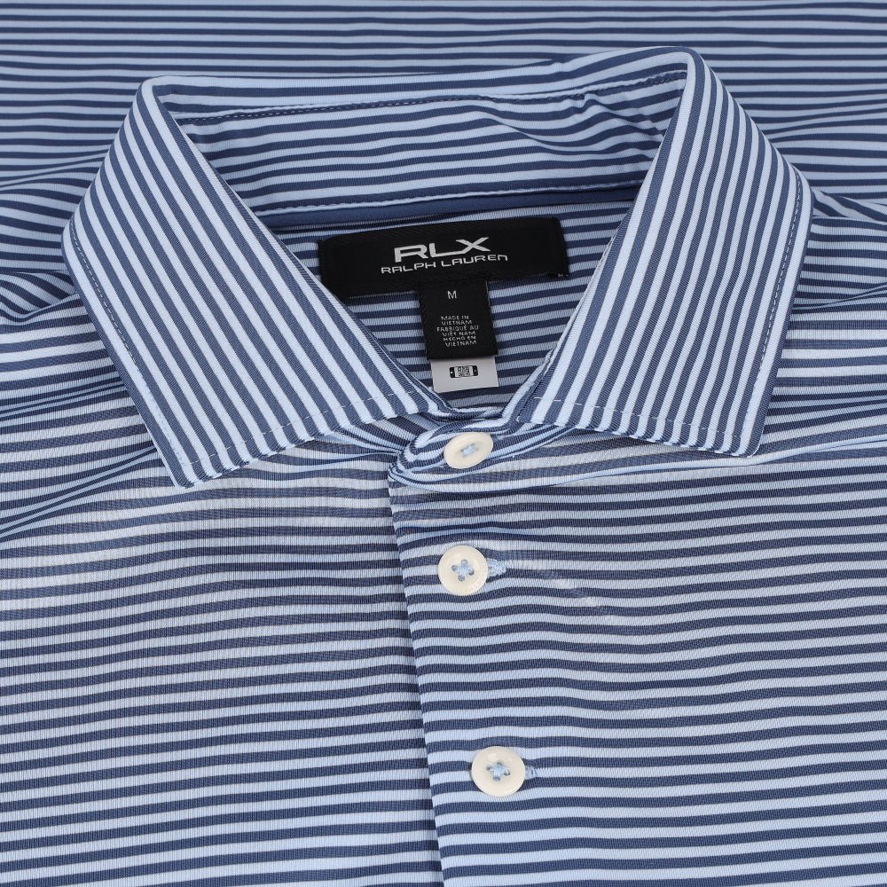 Classic Fit Performance Polo - Striped - Fairway Styles