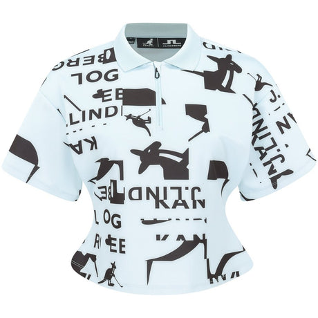 Women's Amila Print 1/4 Zip Polo - Fairway Styles