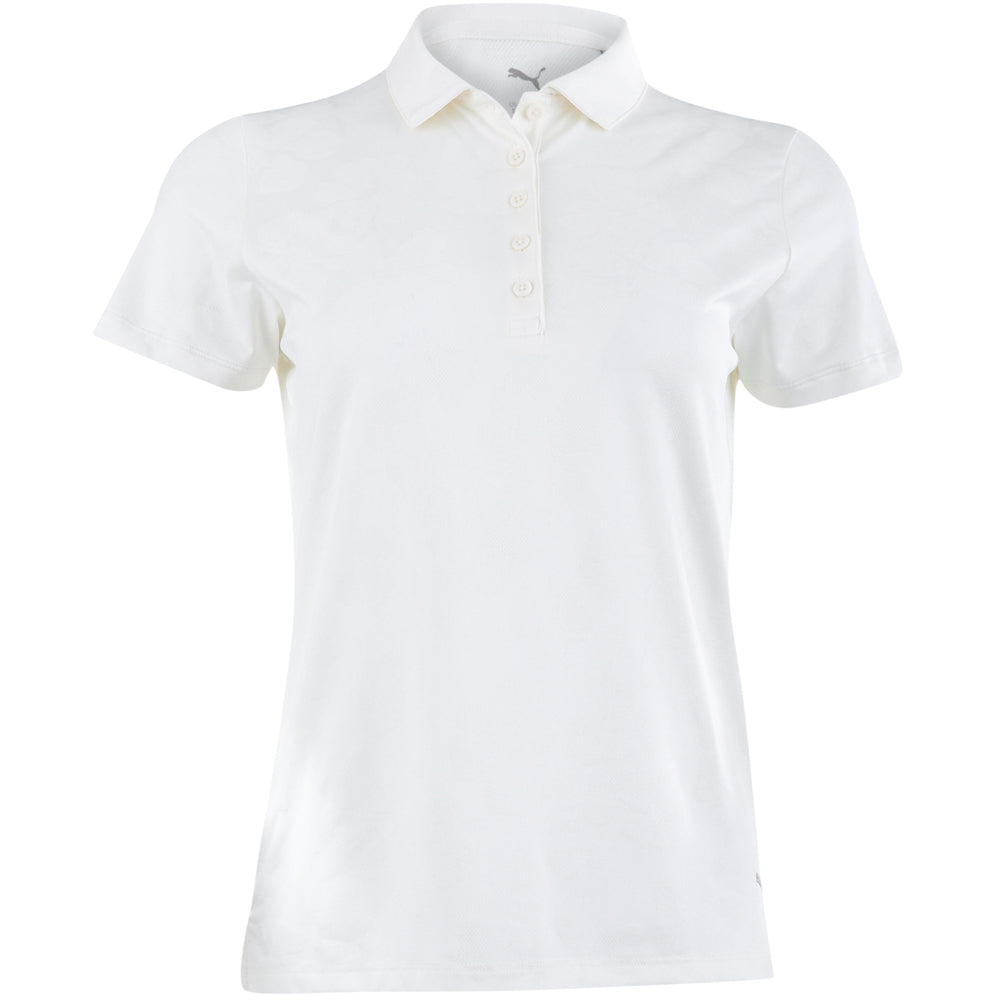 Women's Floral Lace Jacquard Polo