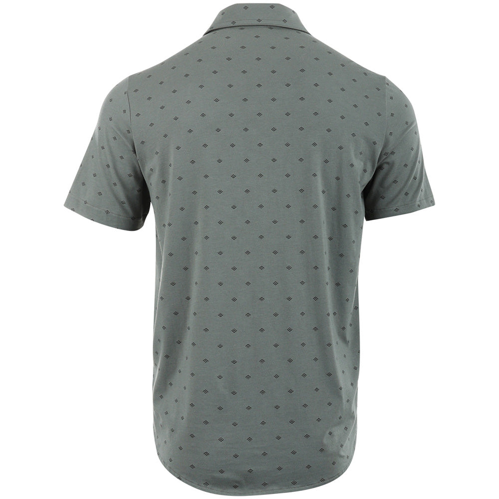 Comfortknit Geo Button-Up Shirt