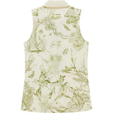 Women's Sleeveless Tie Collar Top