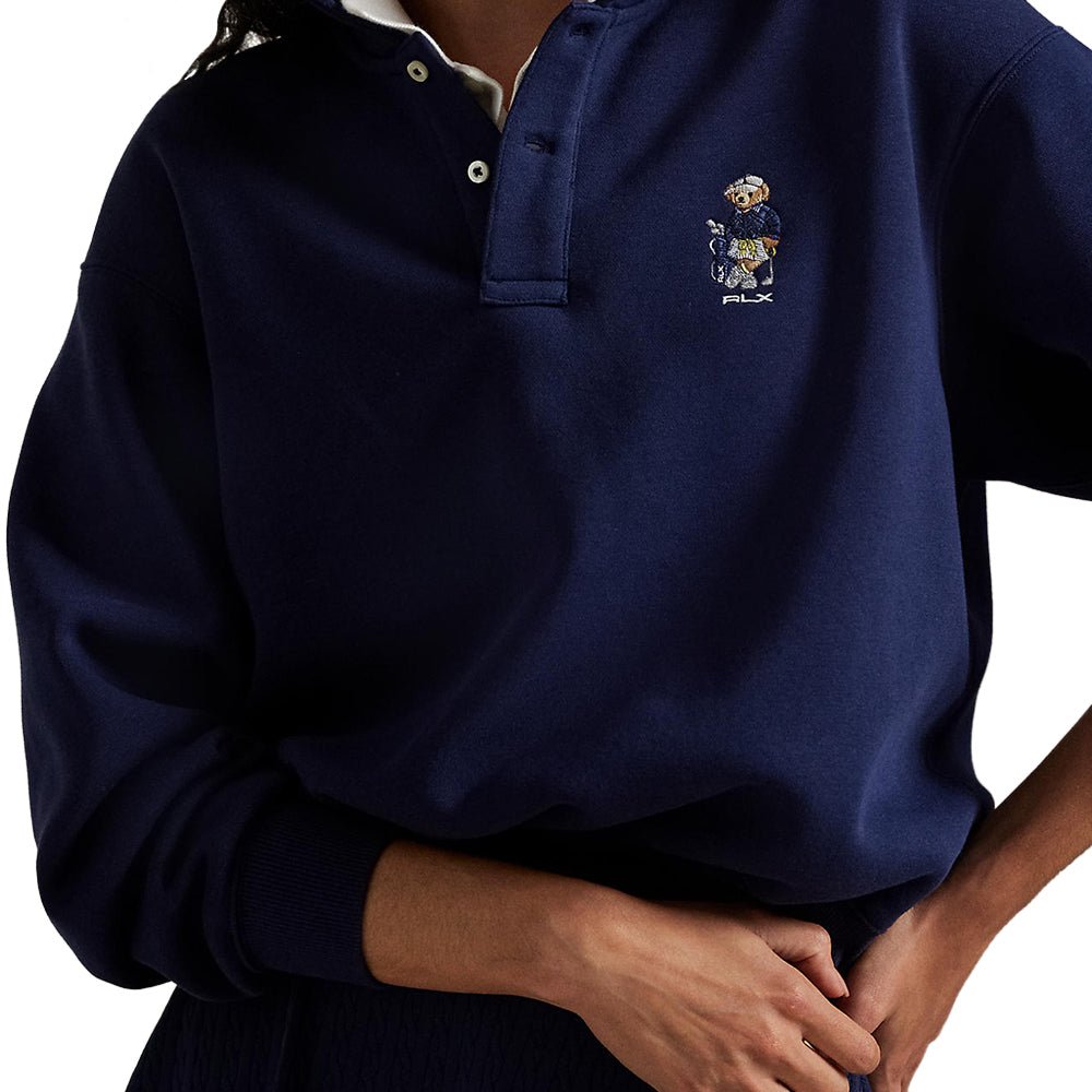Women's Polo Bear Fleece Long Sleeve Polo - Fairway Styles
