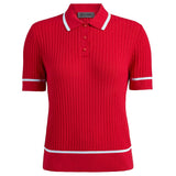 Women's Summer Friday Textured Knit Polo