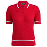 Women's Summer Friday Textured Knit Polo