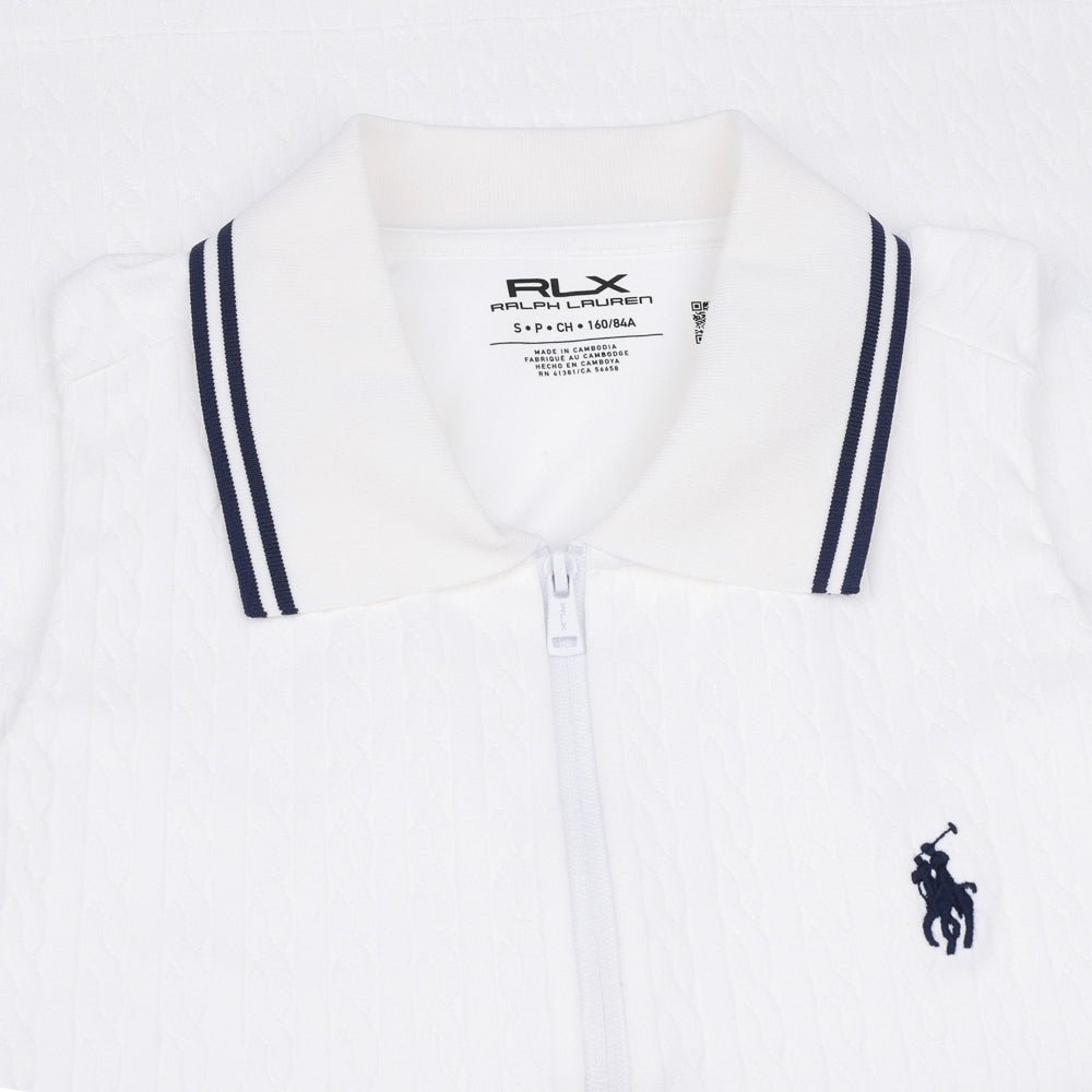 Women's Active Cable Sleeveless 1/4 Zip Polo - Fairway Styles