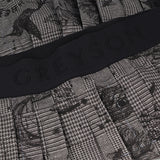 Women's Moon Diamond Plaid Leo Skort